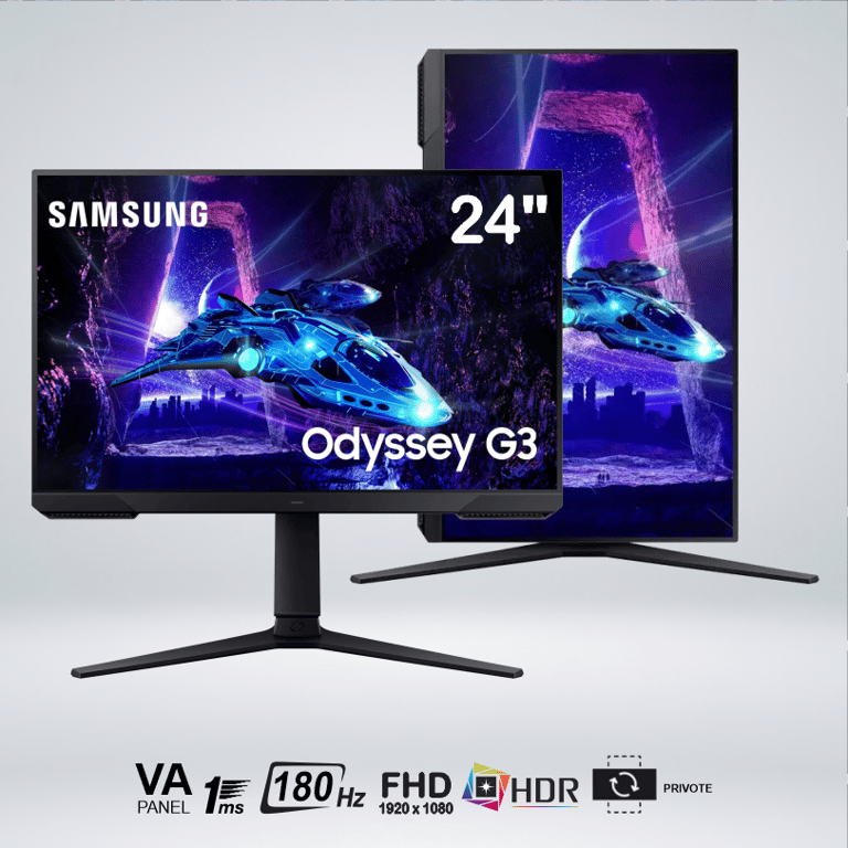MONITOR GAMER ODYSSEY G3 FULL HD 24 " VA 180HZ 1MS HDR10 AMD