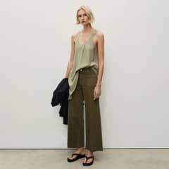 MANGO - Jean Wide Algodón Mujer