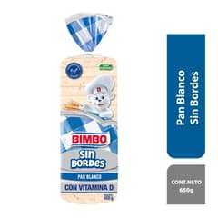 PAN BLANCO SIN BORDES 650G