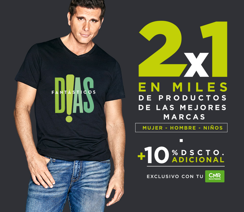 La promoción 2x1 aplica sobre el precio regular